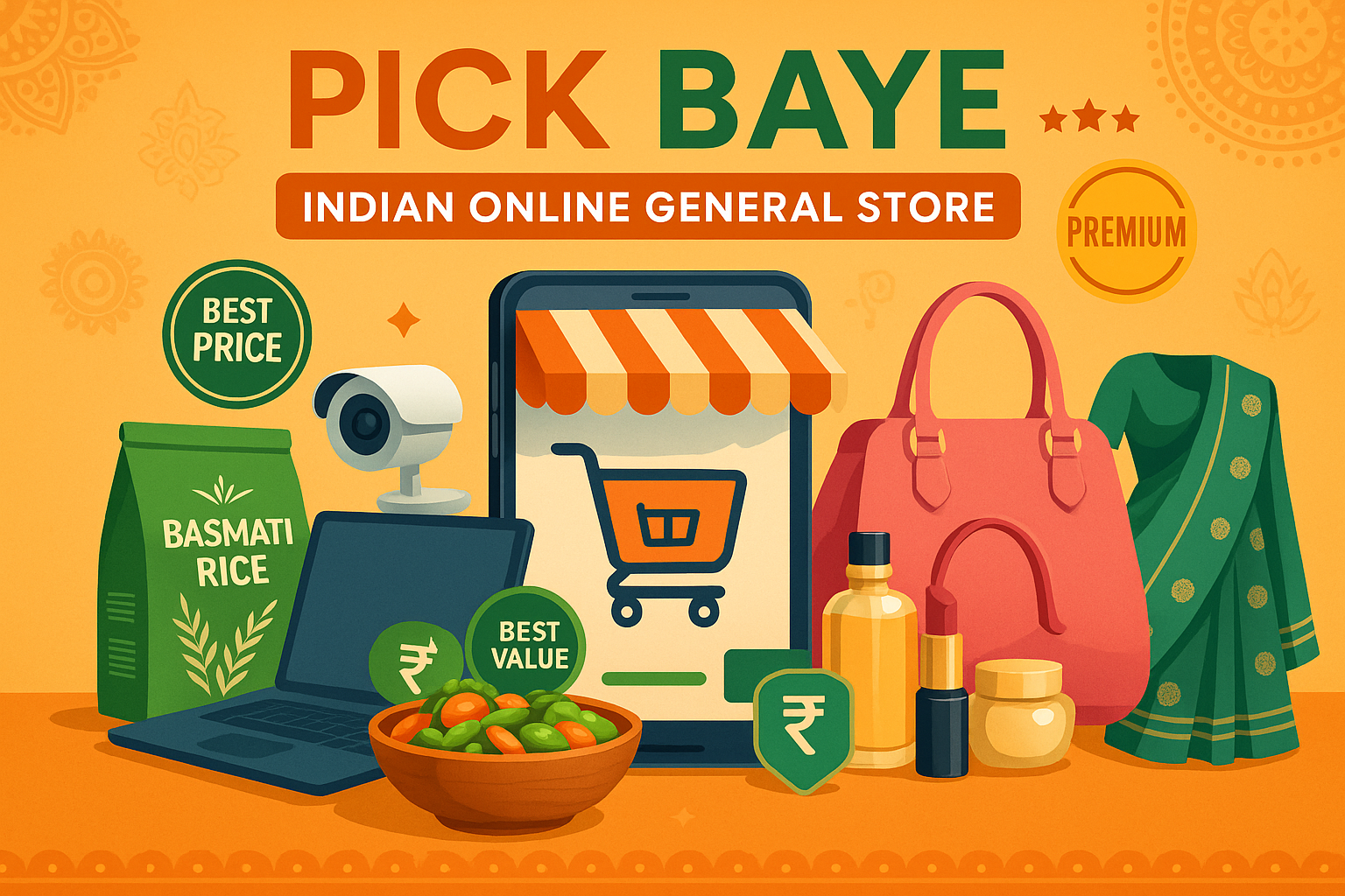 Pickbaye – Your One-Stop Online General Store in India for Quality, Variety & Best Prices