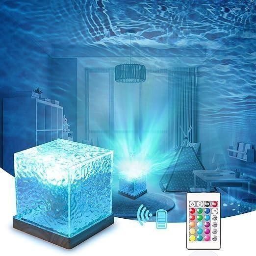 Crystal Ripple Effect LED Aura Lamp - Pick Baye