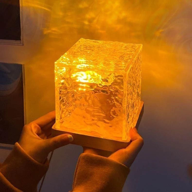 Crystal Ripple Effect LED Aura Lamp - Pick Baye