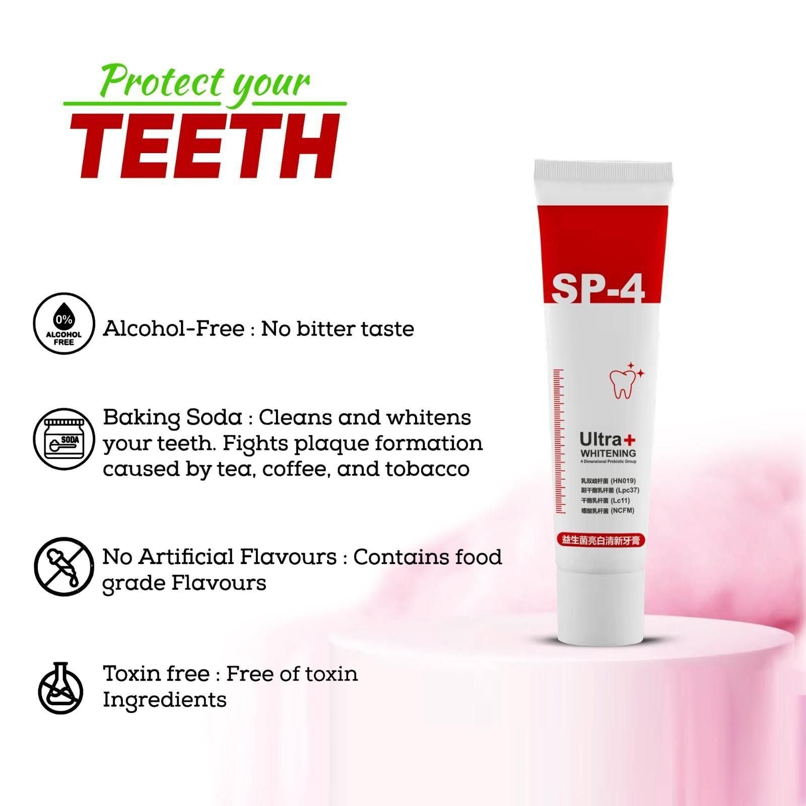 Whitening Toothpaste 30 ml - Pick Baye