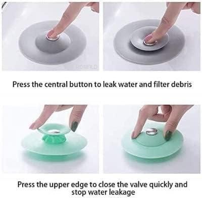 2-in-1 Home Bathroom Kitchen Silicone Stopper (Pack of 2) - Pick Baye
