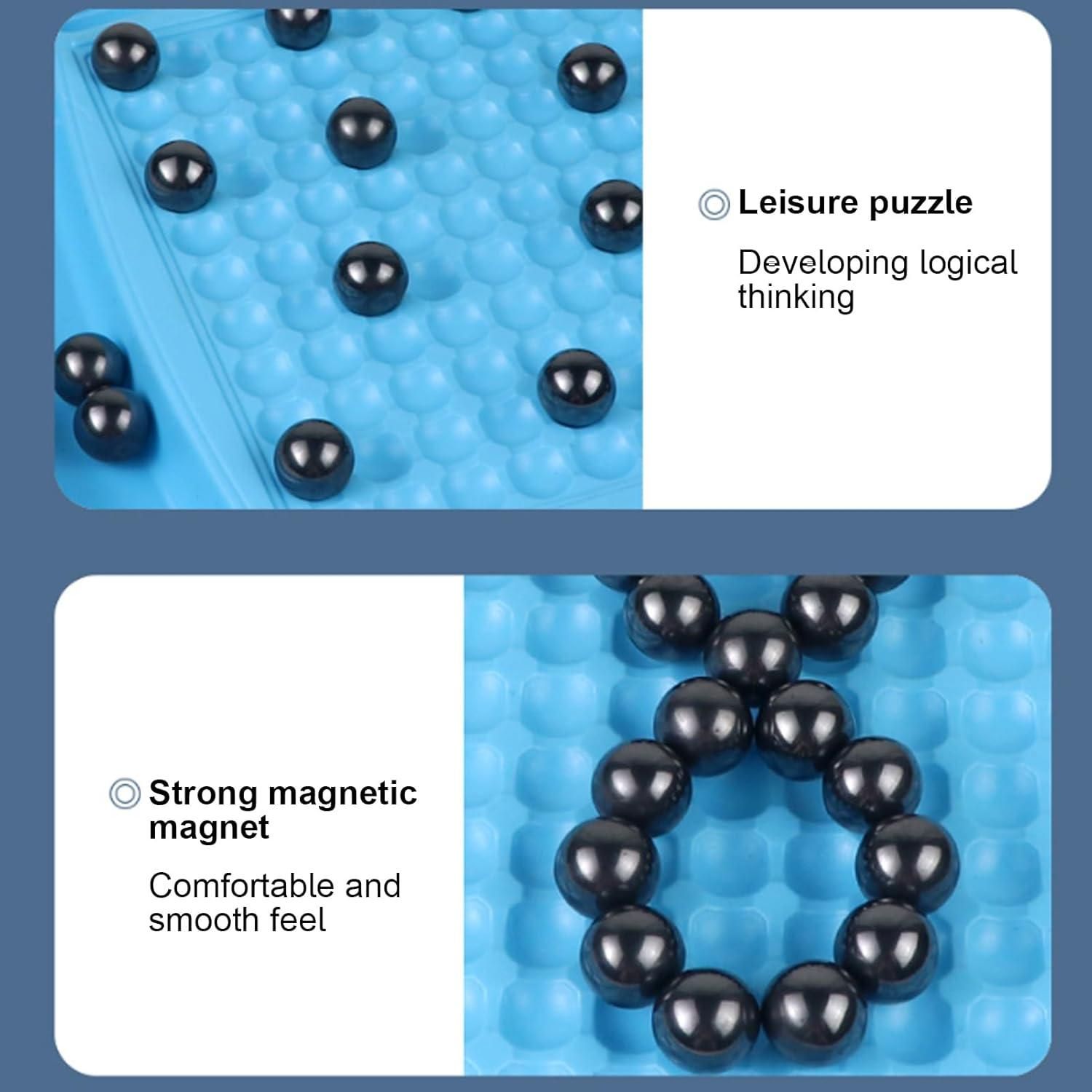 Magnetic Battle Chess Game with 20 Steel Balls - Pick Baye