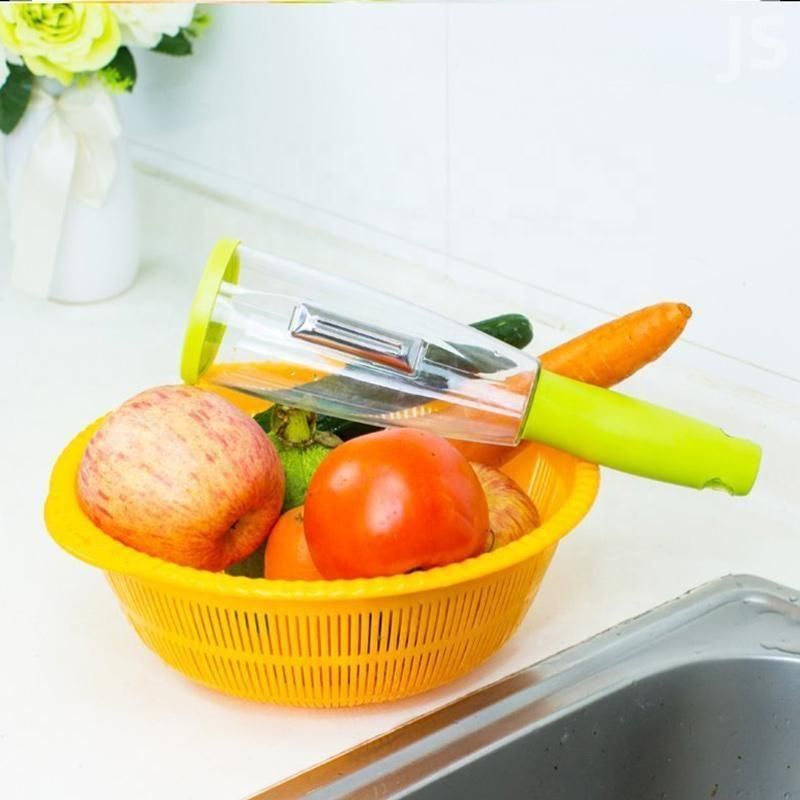 Peeler-Multifunction Kitchen Vegetable ,Fruit No Mess Peeler With Storage Container - Pick Baye