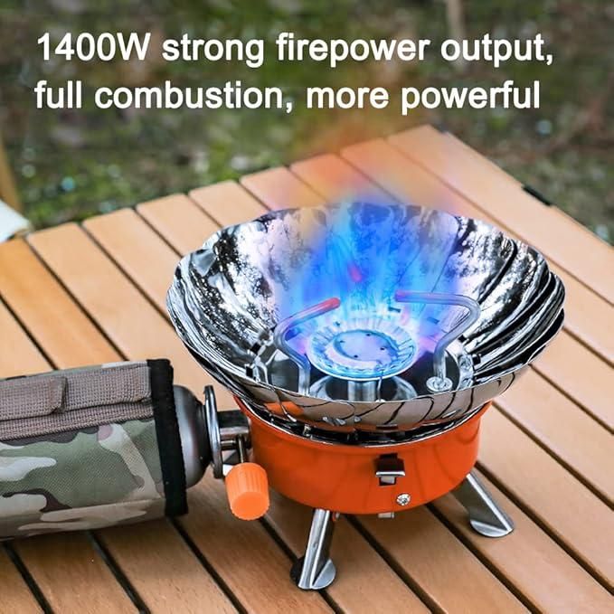 Windproof Outdoor Electronic Foldable Lotus Gas Stove - Pick Baye