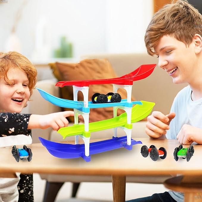 Ramp Racer , Multi level Ramp Racing Car Toy Set - Pick Baye