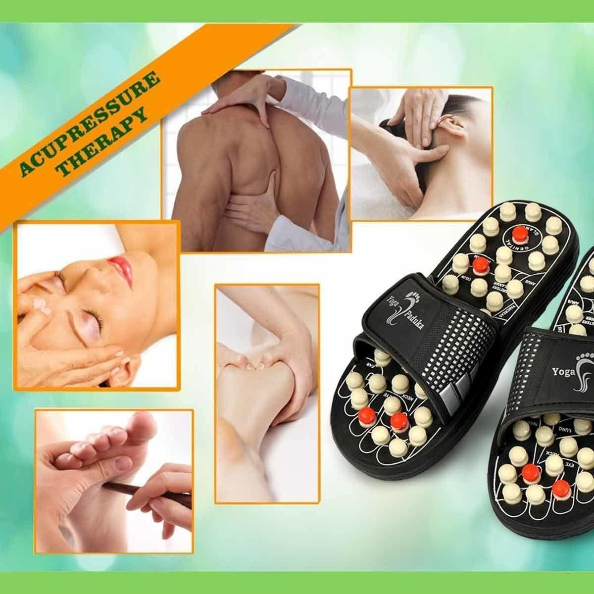 Acupressure & Magnetic Therapy Paduka Slippers - Pick Baye