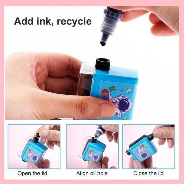Birud Addition Stamps for Kids, Roller Design Teaching Stamp,Math Stamps Practice Tools - Pick Baye