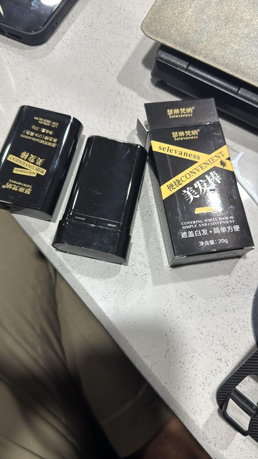 Covering White Hair is Simple and Convenient 20gm - Black - Pick Baye