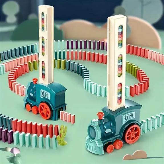 Train Toy Domino Set for Kids - Pick Baye