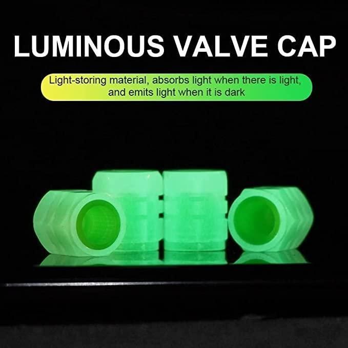 Glow Radium Valve Caps - Pick Baye