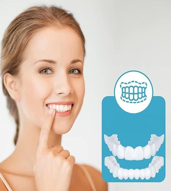 Instant and Confident on Smile Fit Flex Cosmetic Teeth Denture Teeth - Pick Baye