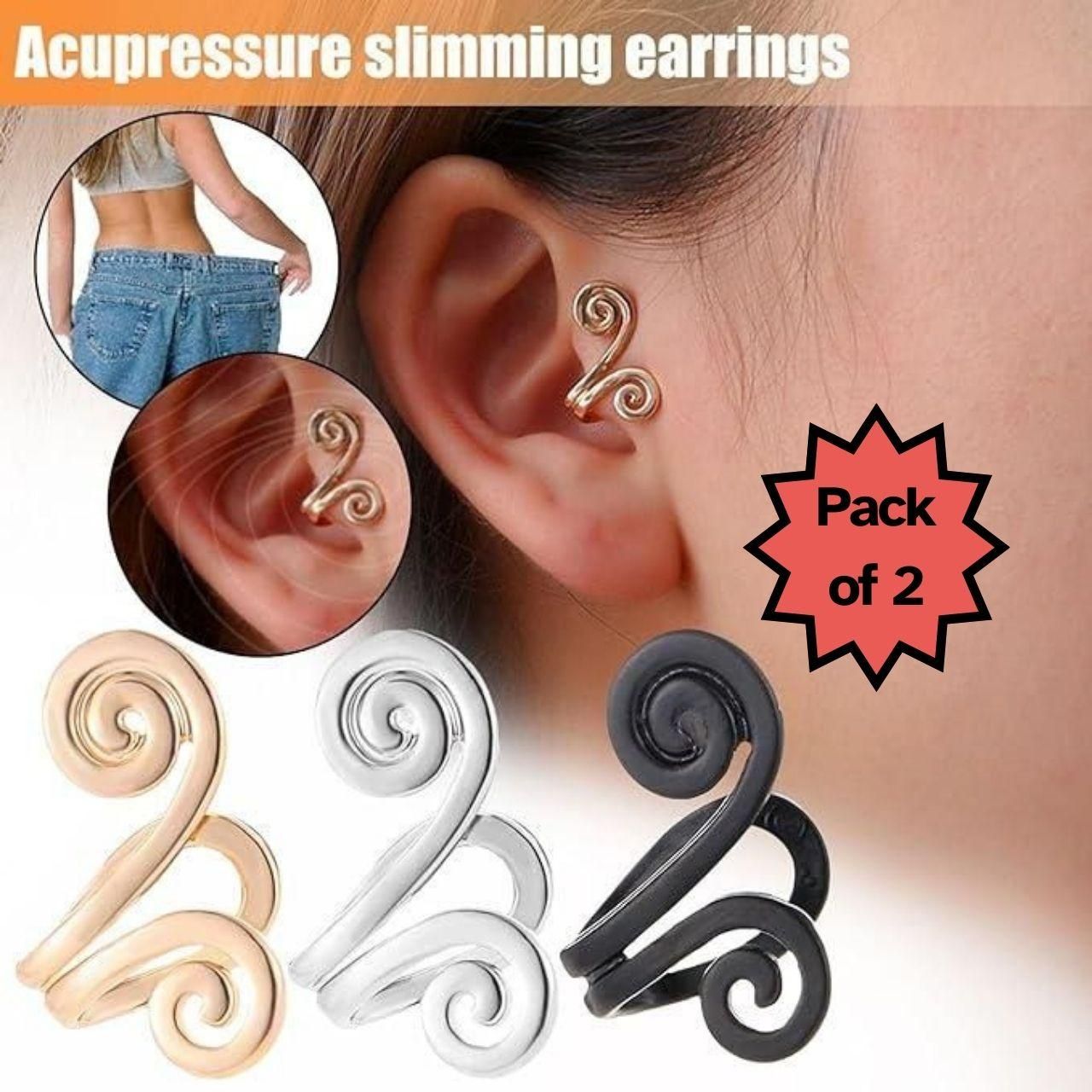 Acupressure Slimming  for Weight Loss Earrings (Pair of 2) - Pick Baye