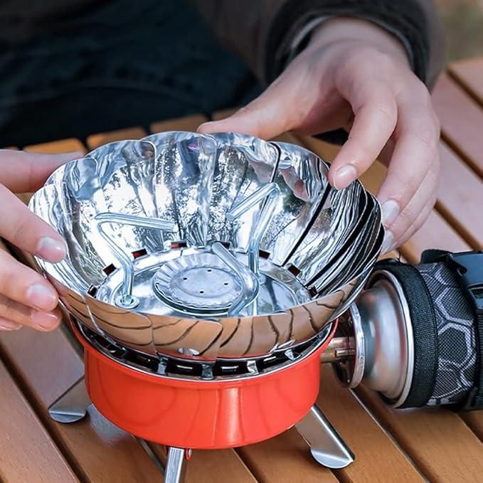 Windproof Outdoor Electronic Foldable Lotus Gas Stove - Pick Baye