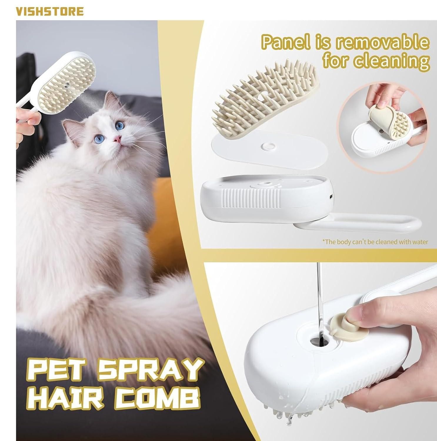 Steam Brush for Dogs & Cats - Pick Baye