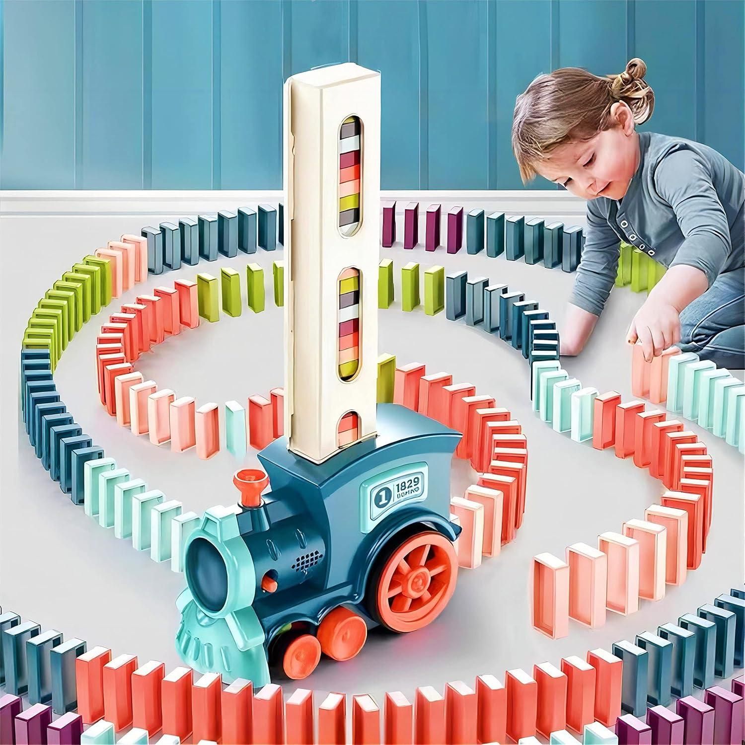 Train Toy Domino Set for Kids - Pick Baye