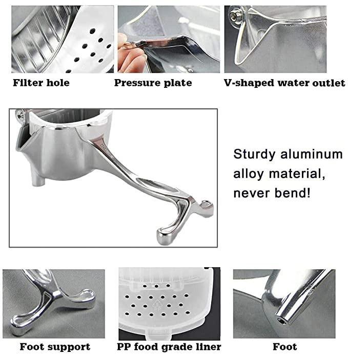 Manual Fruit Press Aluminum Squeezer/Juicer - Pick Baye