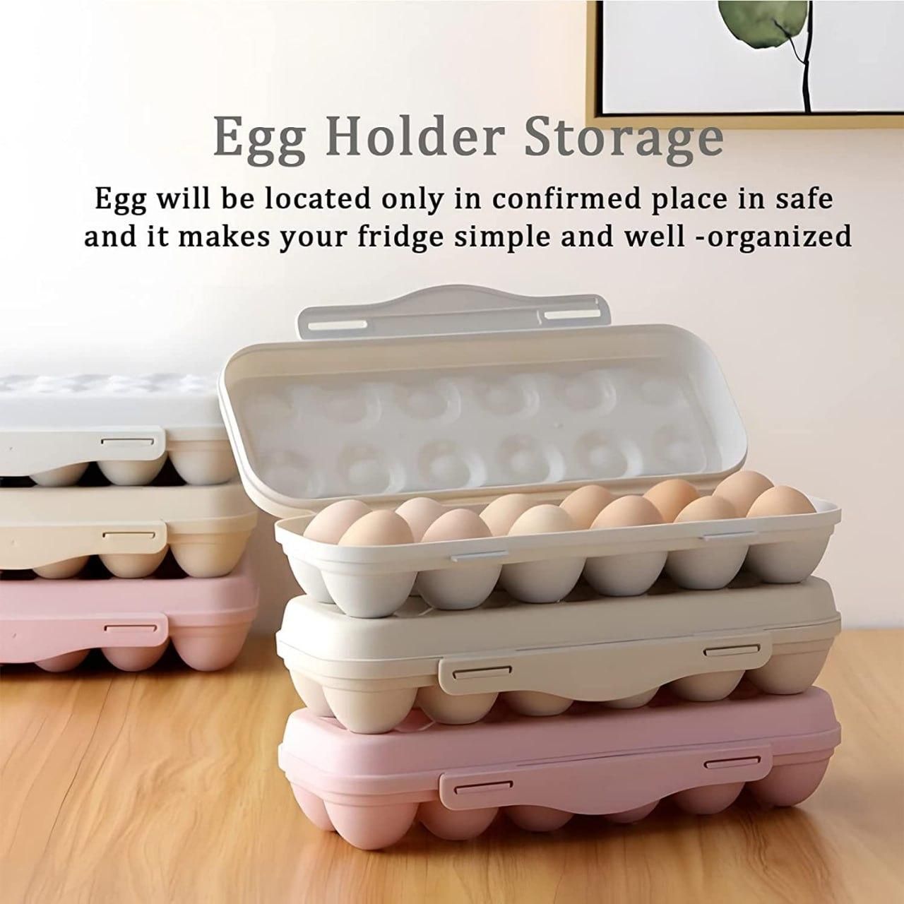 Stackable BPA-Free Egg Holder Tray