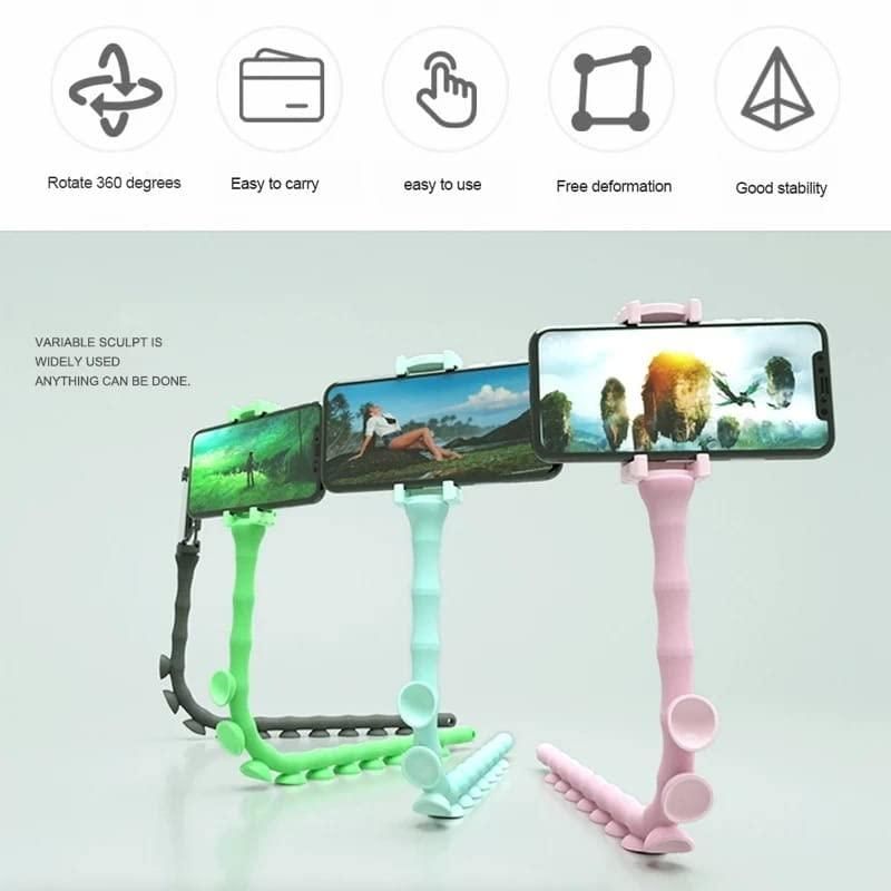 Cute Caterpillar Shape Flexible Mobile Phone Holder - Pick Baye