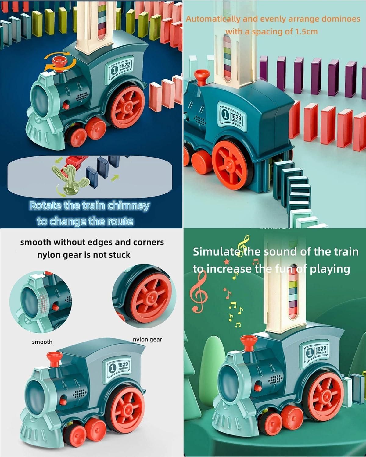Train Toy Domino Set for Kids - Pick Baye