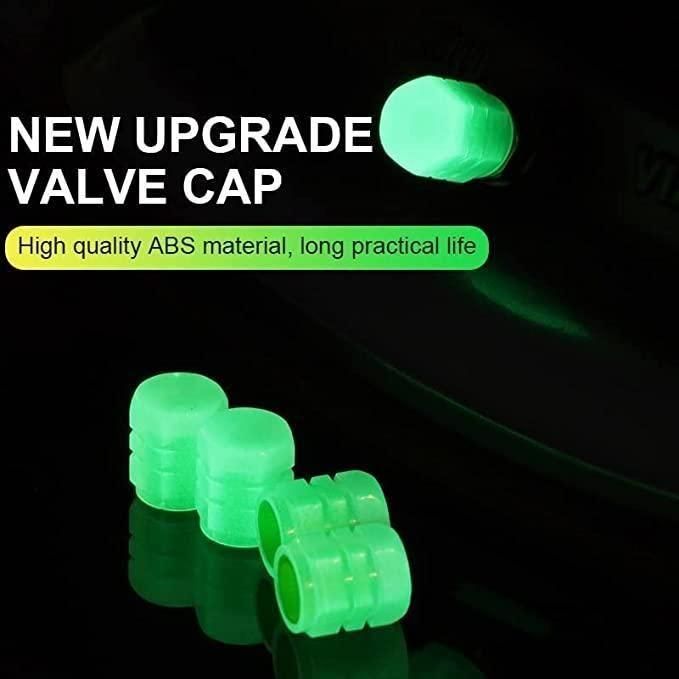 Glow Radium Valve Caps - Pick Baye