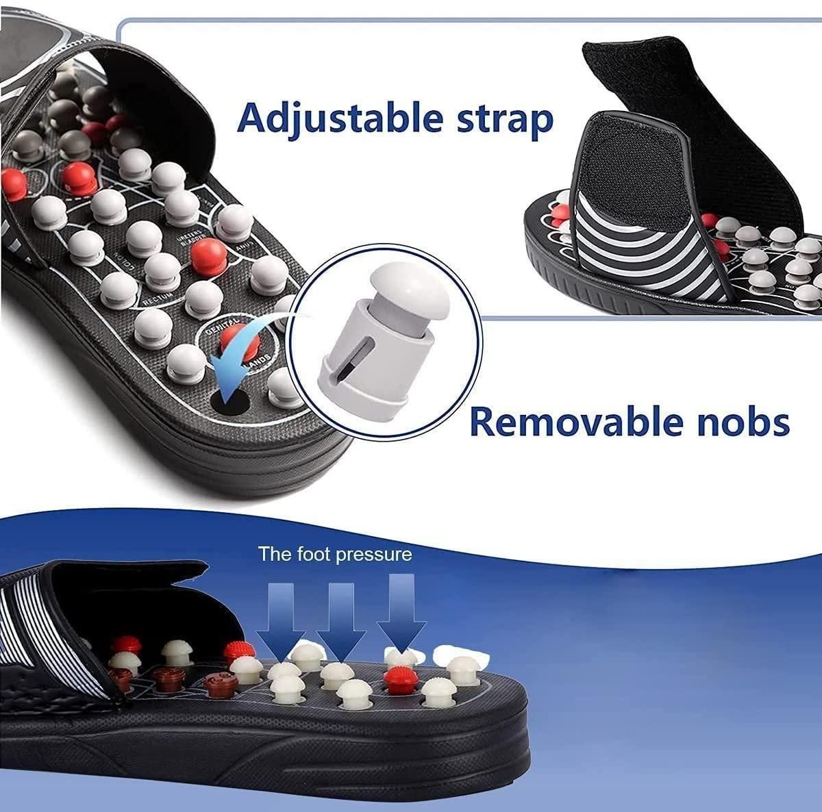 Acupressure & Magnetic Therapy Paduka Slippers - Pick Baye