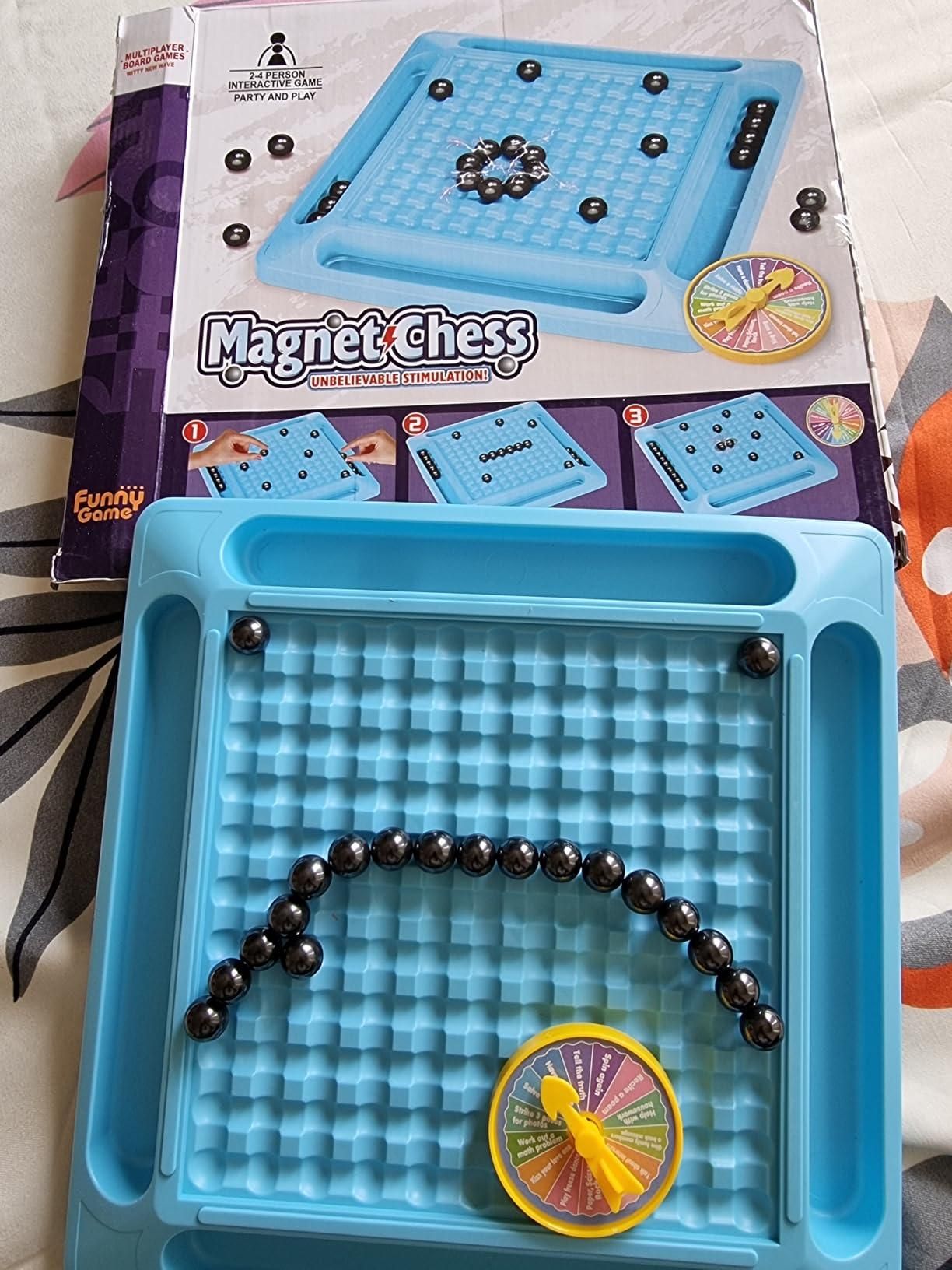 Magnetic Battle Chess Game with 20 Steel Balls - Pick Baye