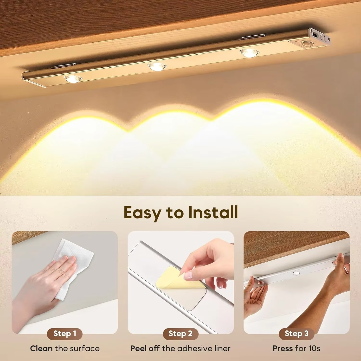LED PIR Motion Sensor Cabinet Light - Pick Baye