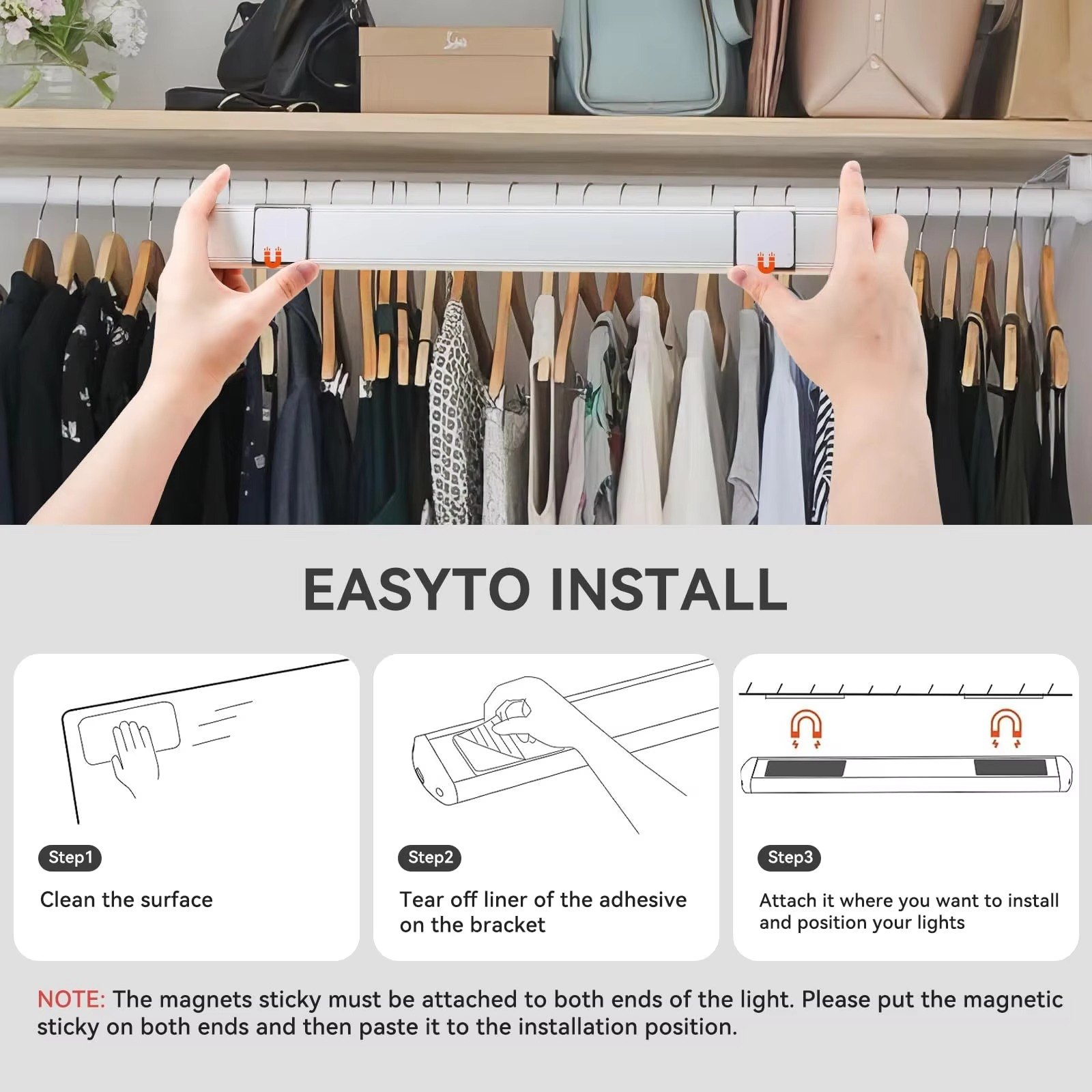 LED PIR Motion Sensor Cabinet Light - Pick Baye