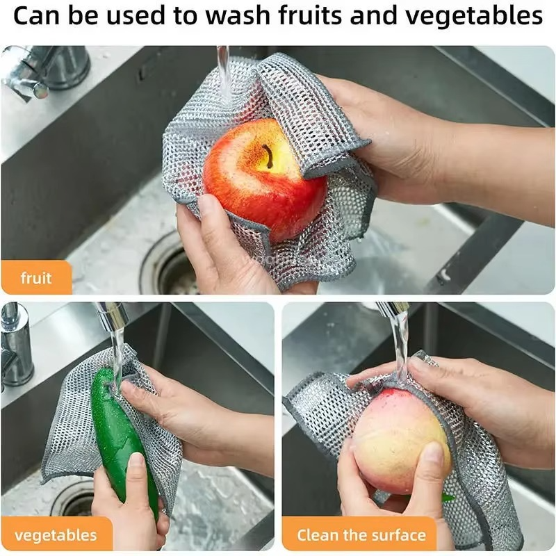 Multipurpose Wire Dishwashing Rags - Pick Baye