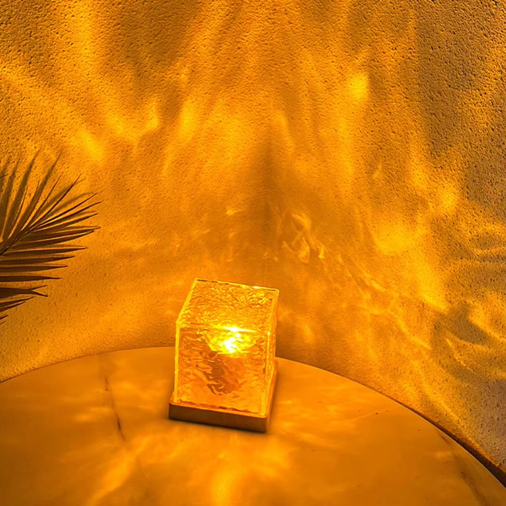 Crystal Ripple Effect LED Aura Lamp - Pick Baye
