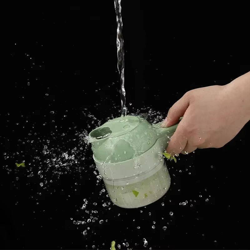 4-in-1 Portable Electric Vegetable Cutter Set - Pick Baye