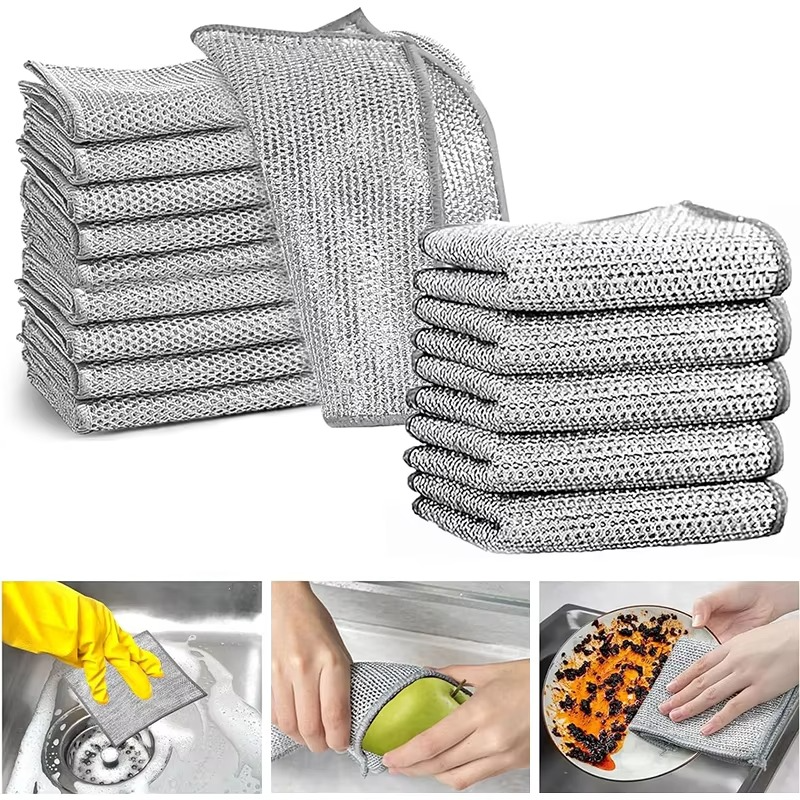 Multipurpose Wire Dishwashing Rags - Pick Baye