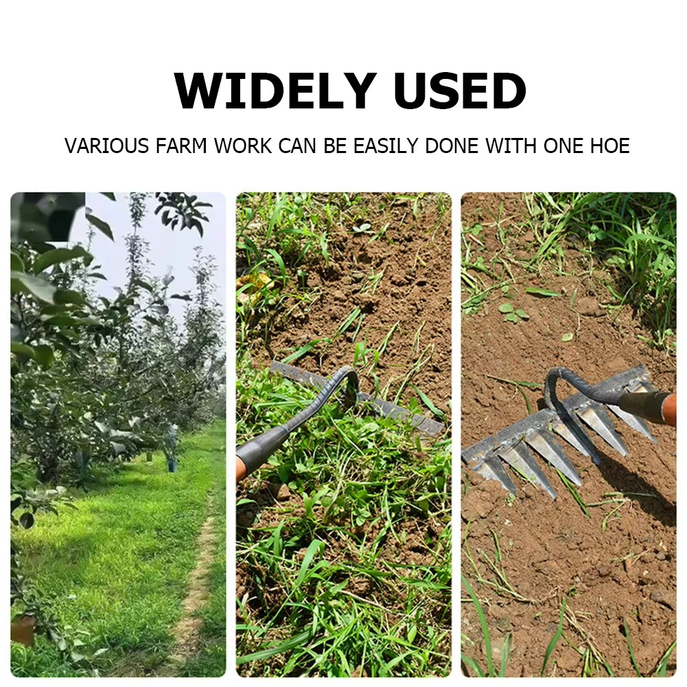 5 Teeth Carbon Steel Garden Weeding Tool - Pick Baye