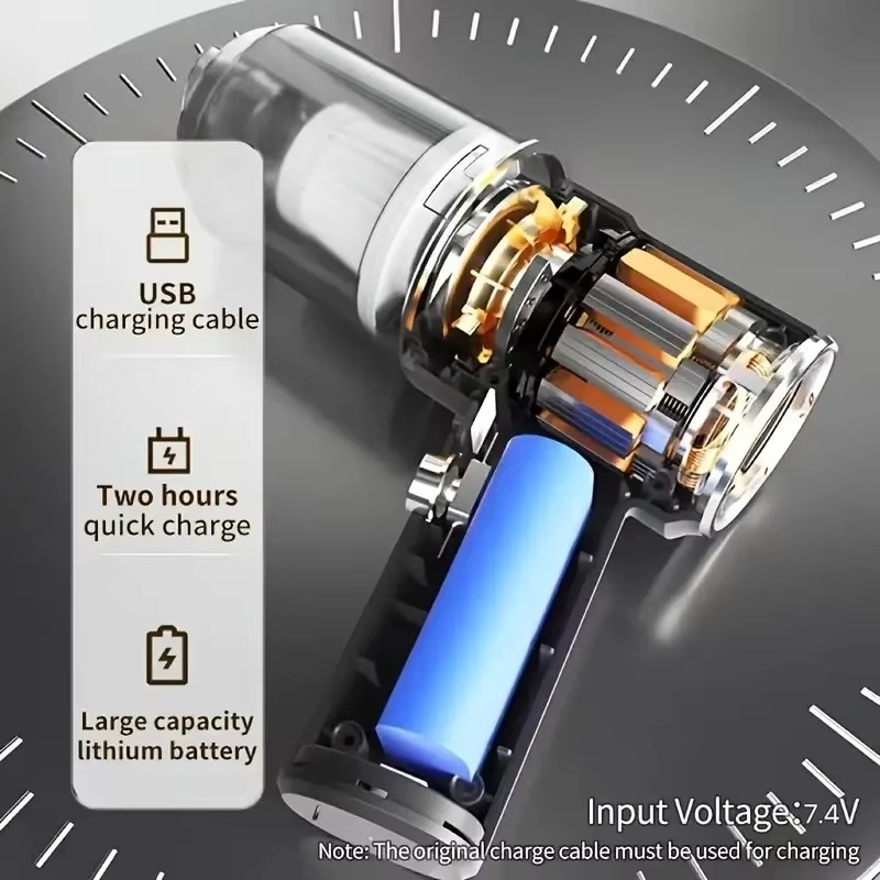 BD Portable Air Duster Wireless Vacuum Cleaner - Pick Baye