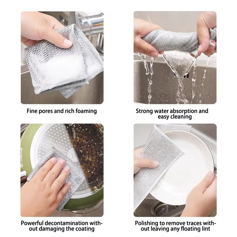 Multipurpose Wire Dishwashing Rags - Pick Baye