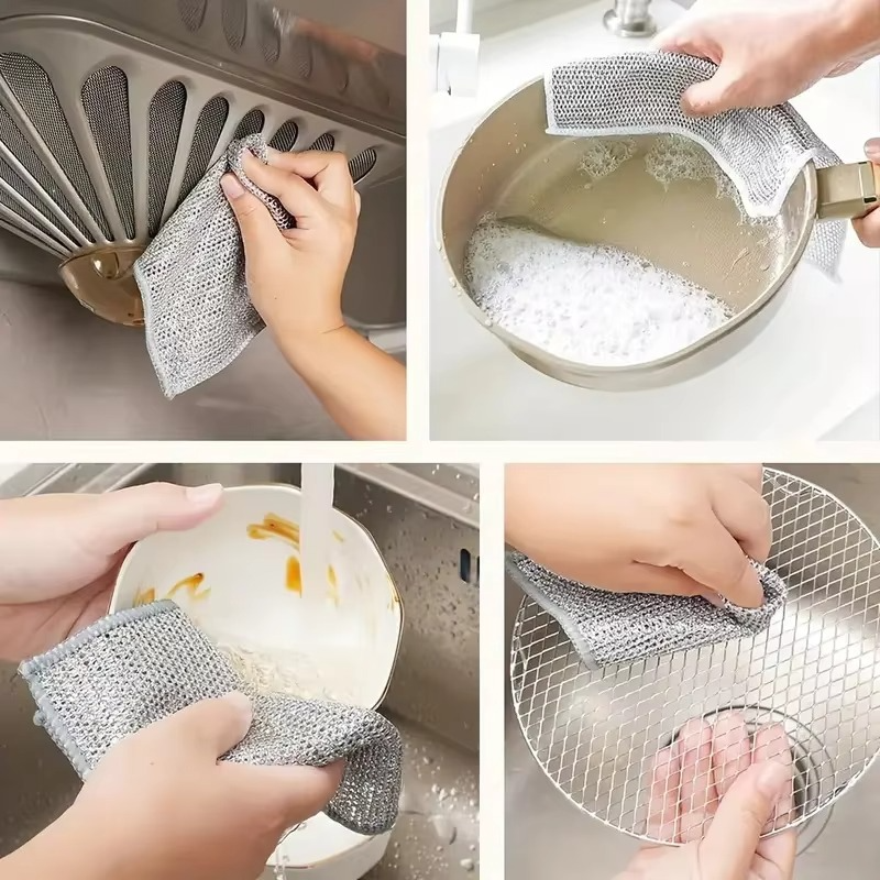 Multipurpose Wire Dishwashing Rags - Pick Baye