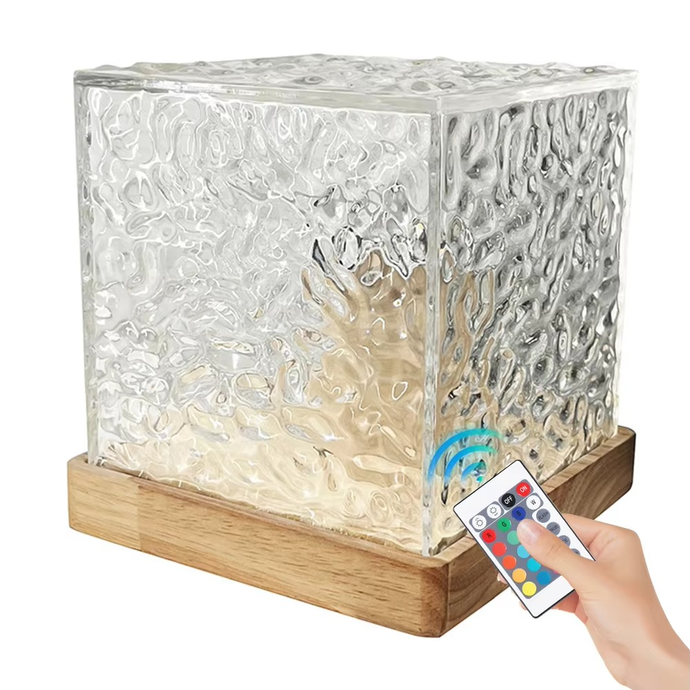Crystal Ripple Effect LED Aura Lamp - Pick Baye