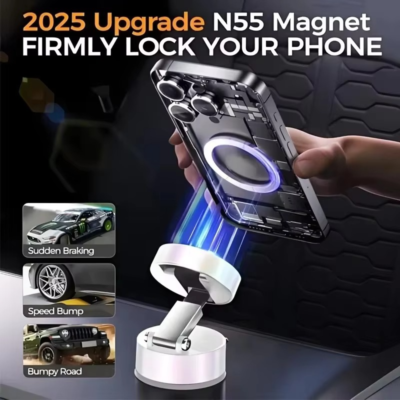 Vacuum Magnetic Suction Phone Holder - Pick Baye