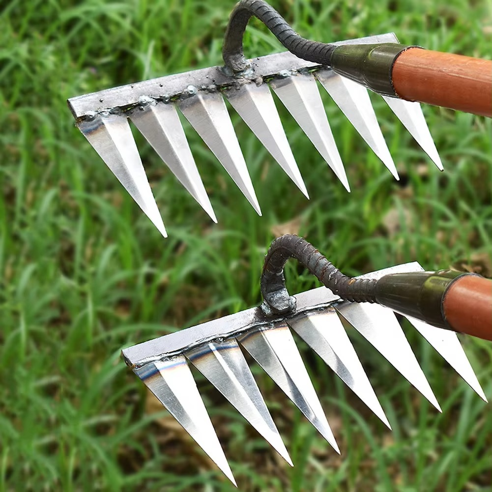 5 Teeth Carbon Steel Garden Weeding Tool - Pick Baye