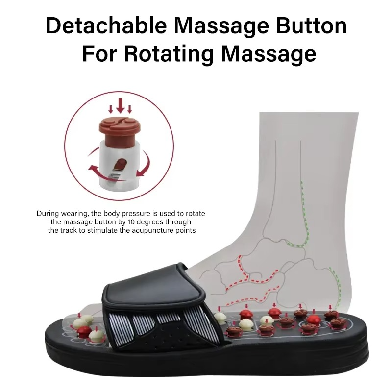 Acupressure & Magnetic Therapy Paduka Slippers - Pick Baye