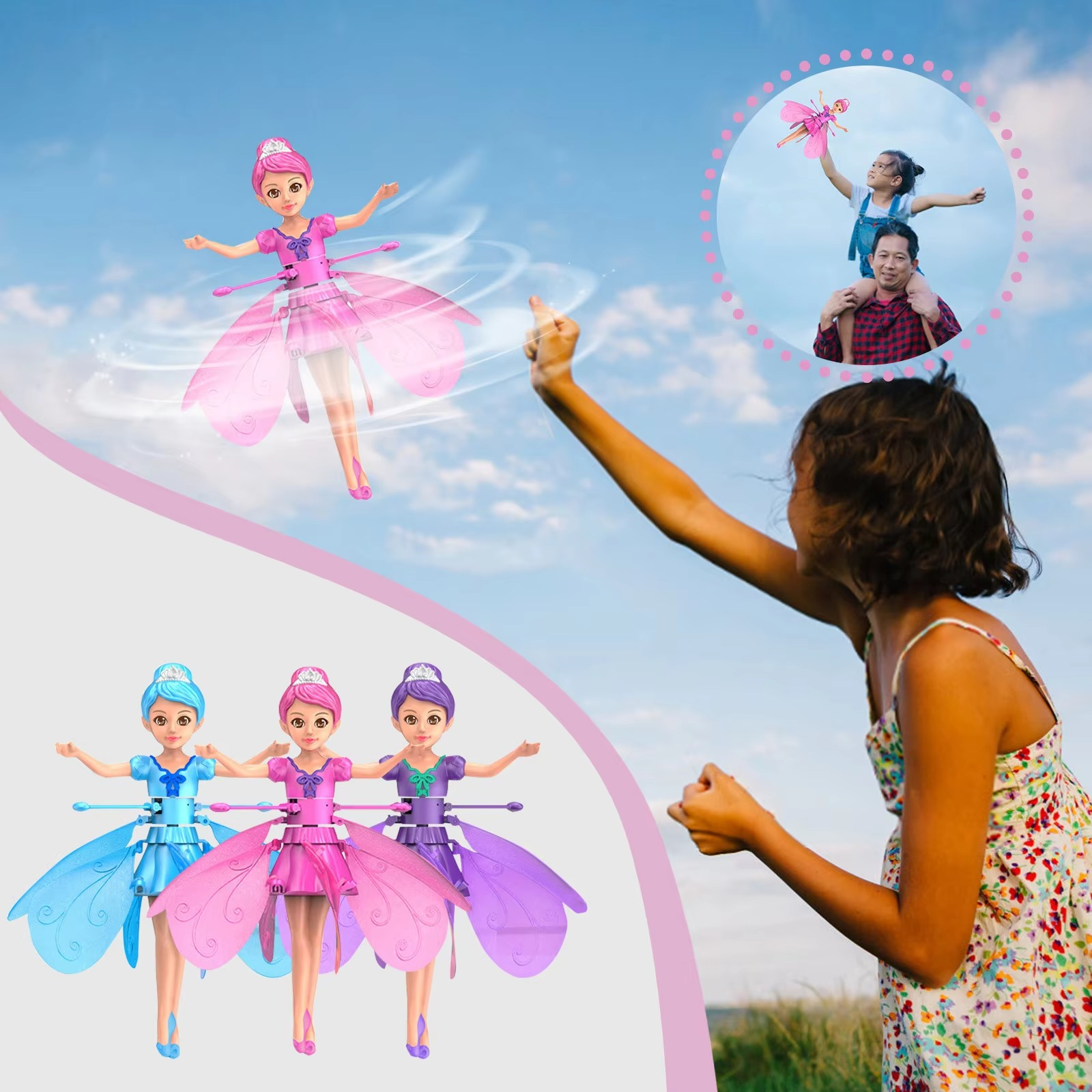 Magic Flying Fairy Princess Doll