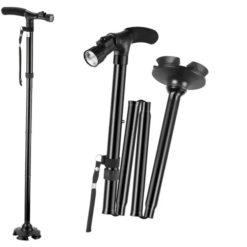 Collapsible Walking Stick with LED Light
