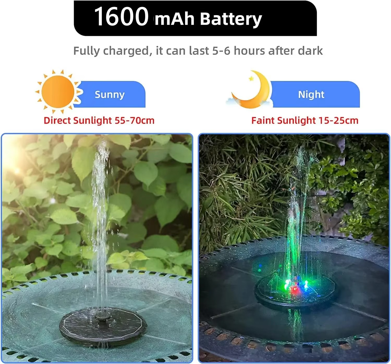 Solar Power Floating Fountain Pump - Pick Baye