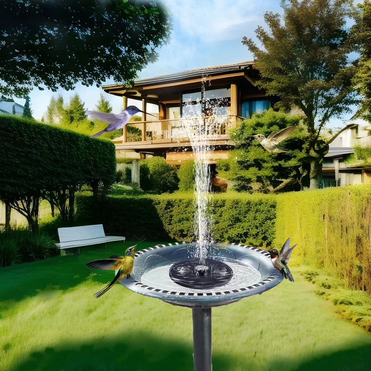 Solar Power Floating Fountain Pump - Pick Baye