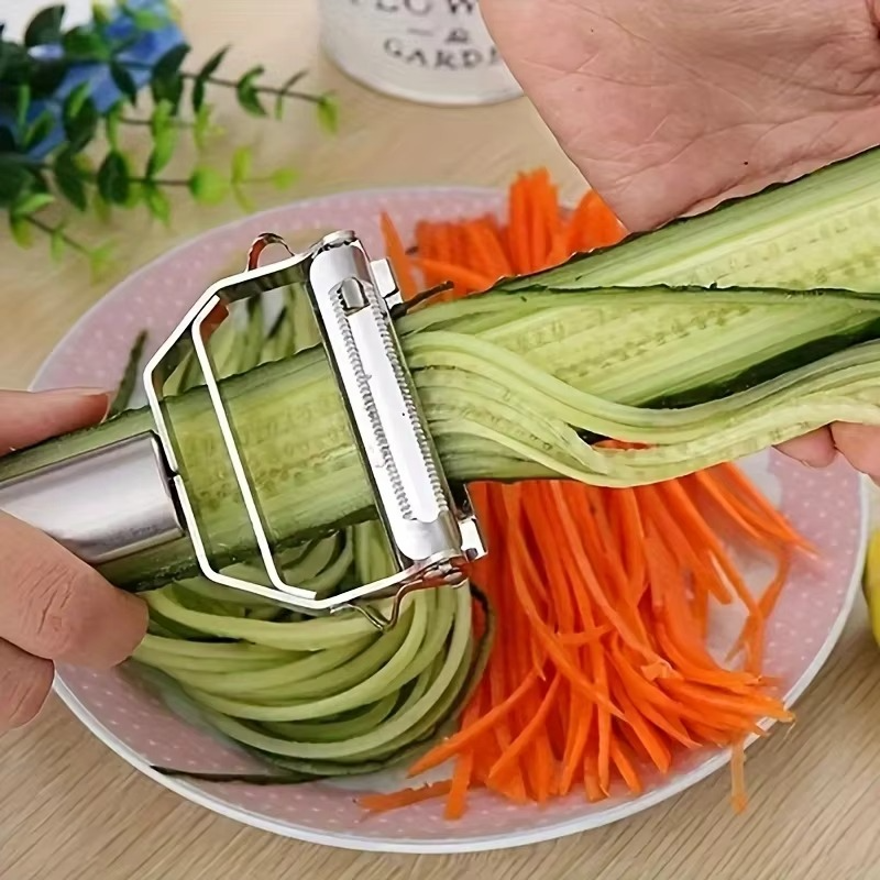 3 in 1 Stainless Steel Vegetable & Fruit Peeler - Pick Baye