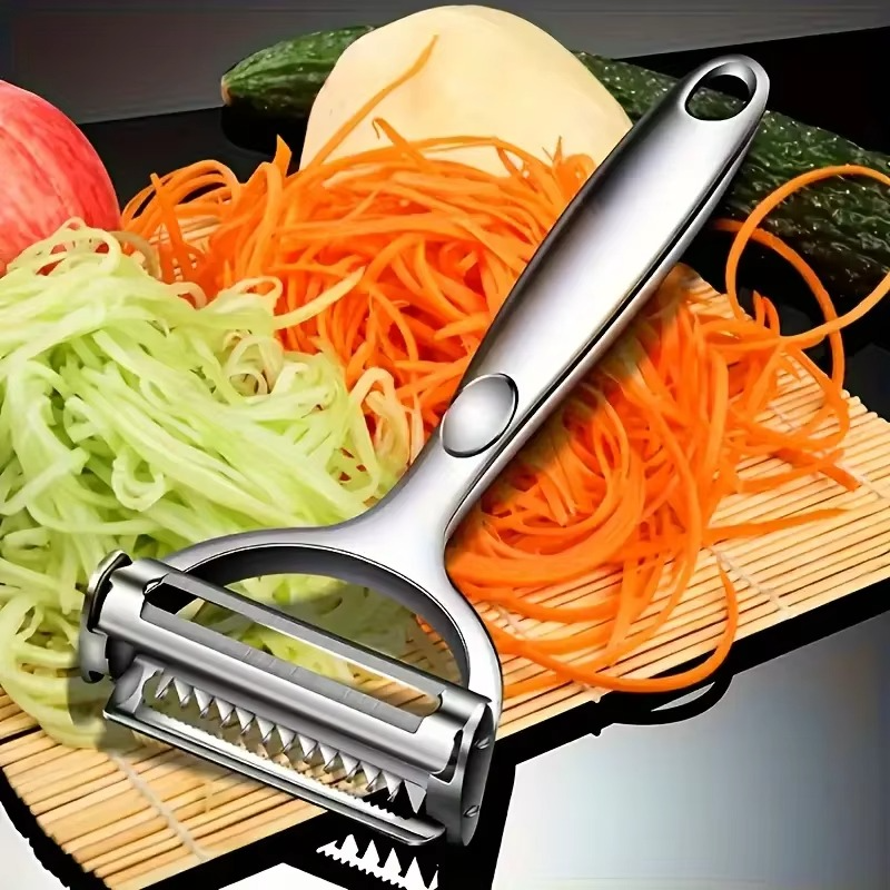 3 in 1 Stainless Steel Vegetable & Fruit Peeler - Pick Baye