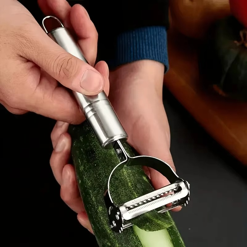 3 in 1 Stainless Steel Vegetable & Fruit Peeler - Pick Baye