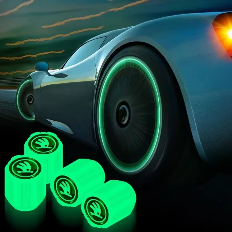 Glow Radium Valve Caps - Pick Baye