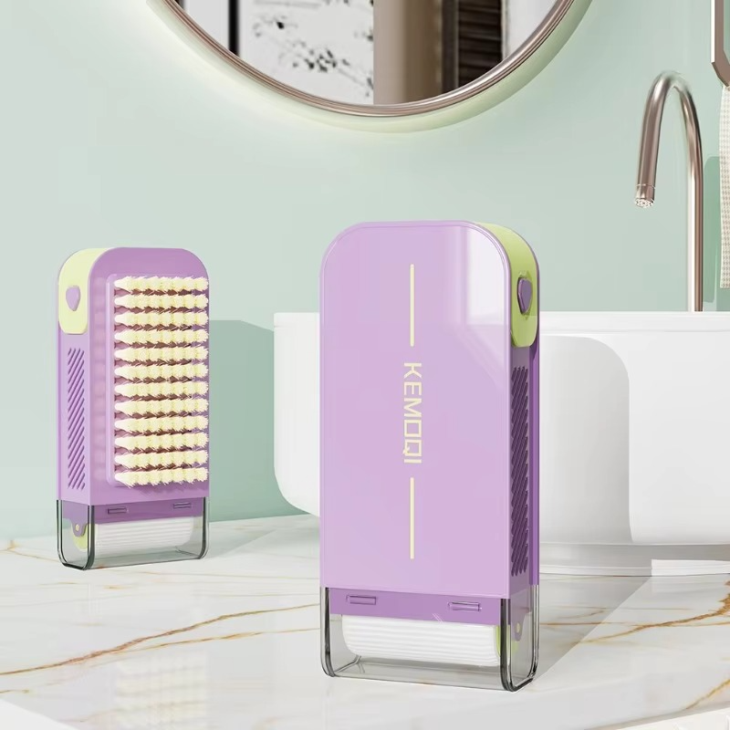 3-in-1 Non-Slip Soap Box with Brush