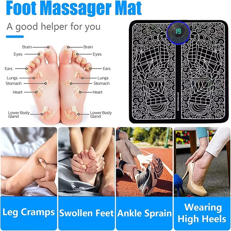 Electric EMS Foot Massager Pad - Pick Baye